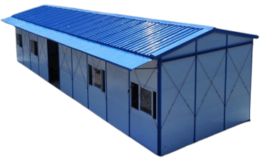 A sample product of a prefab cam house in the Philippines.