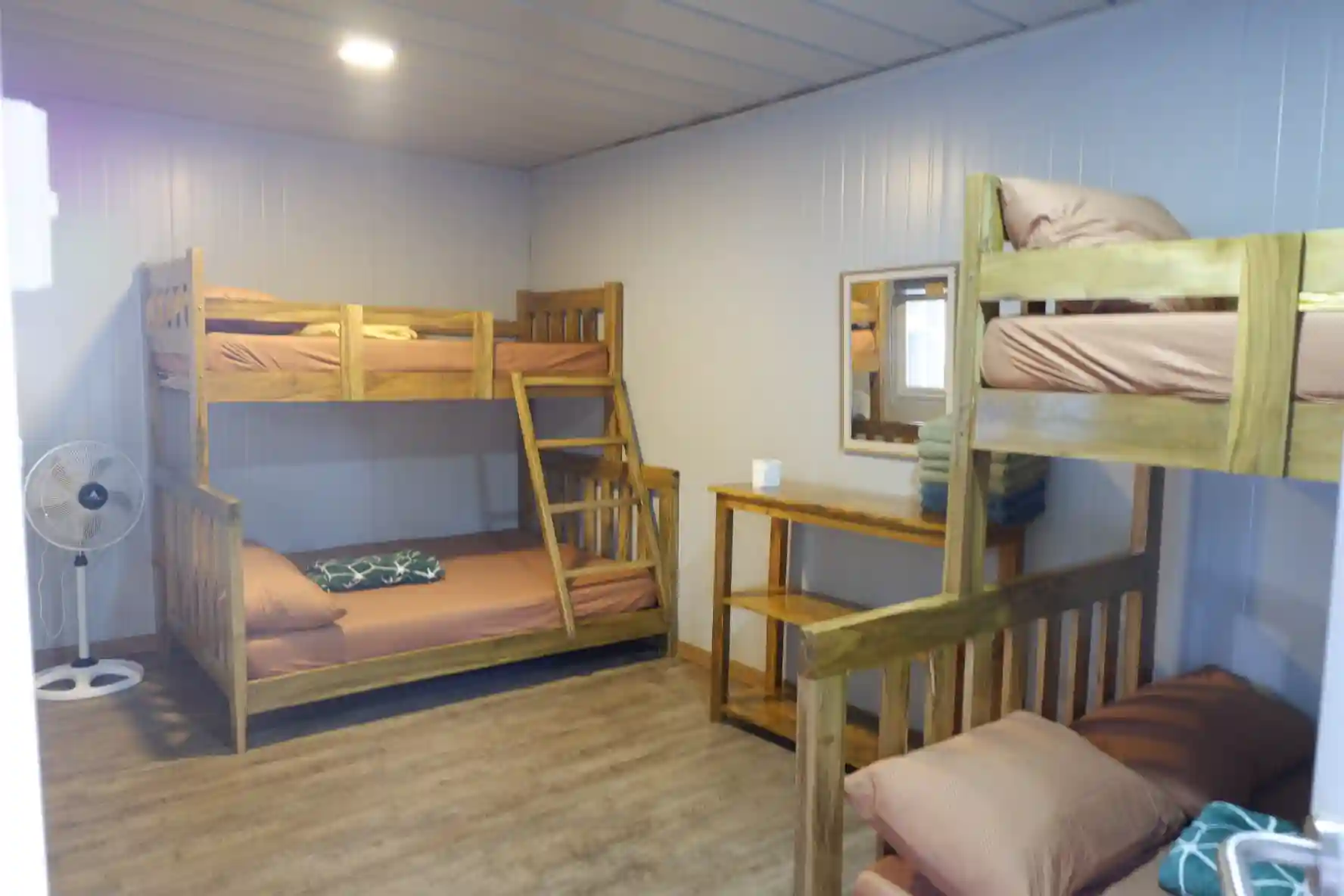 Interior view of the staycation