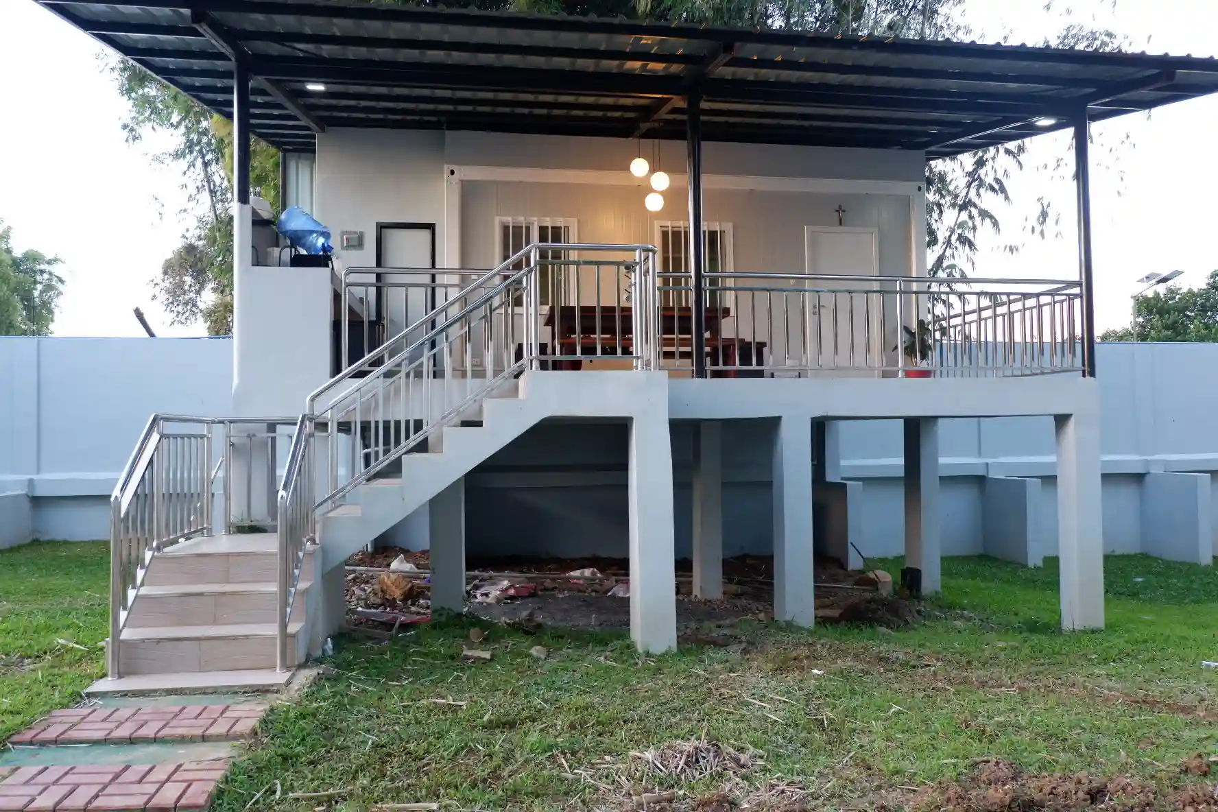 Successfully installed Prefab Staycation House at Dahilayan