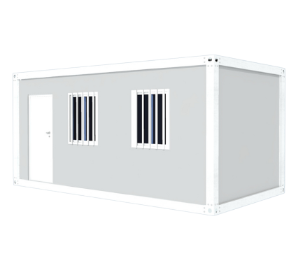 A sample product of a prefab house container in the Philippines.